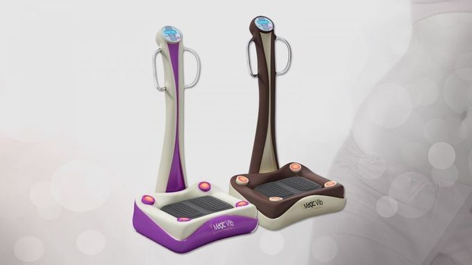 Magic Vib 


Positive vibrations.


Magic Vib is a new generation vibrating platform for whole body vibration workout. It’s vibrating frequency engages muscles to work by inducing micro contractions.  As the machine vibrates, it transmits energy to your body, forcing your muscles to contract and relax dozens of times each second.


Platform generates Oscillation and Tri-Planar Vibrations. Thanks to that it stimulates the whole body intensively, bringing faster results. Magic Vib is equipped with IR or collagen lamps that work during your exercise raising body temperature to speed up metabolism and fatty acid oxidation.

Whole body vibration training is well known to aid weight loss, burn fat, improve flexibility, enhance blood flow, build strength and decrease the stress hormone - cortisol. Our vibrating platform is designed to stimulate your nervous, hormonal, cardiovascular,  and lymphatic, systems simultaneously. Best results can be achieved with only 15 minute training sessions.

Magic Sun lamp can maximize calories burnt in one session.
